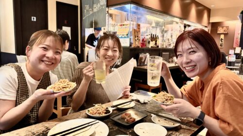 美容室スプラッシュの幹部会議の様子